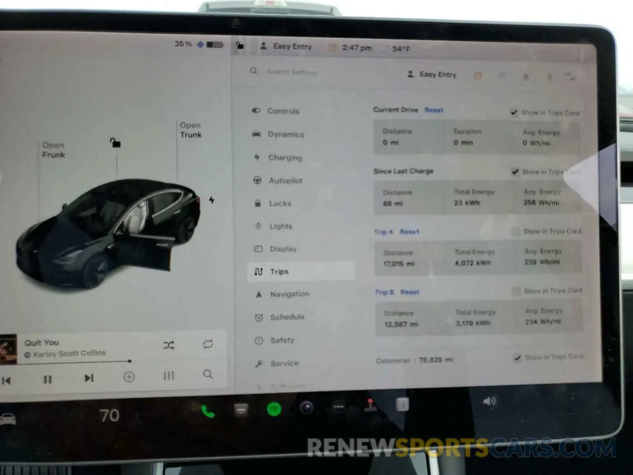 9 fotografías del automóvil dañado 5YJ3E1EA9KF323652 TESLA MODEL 3 2019