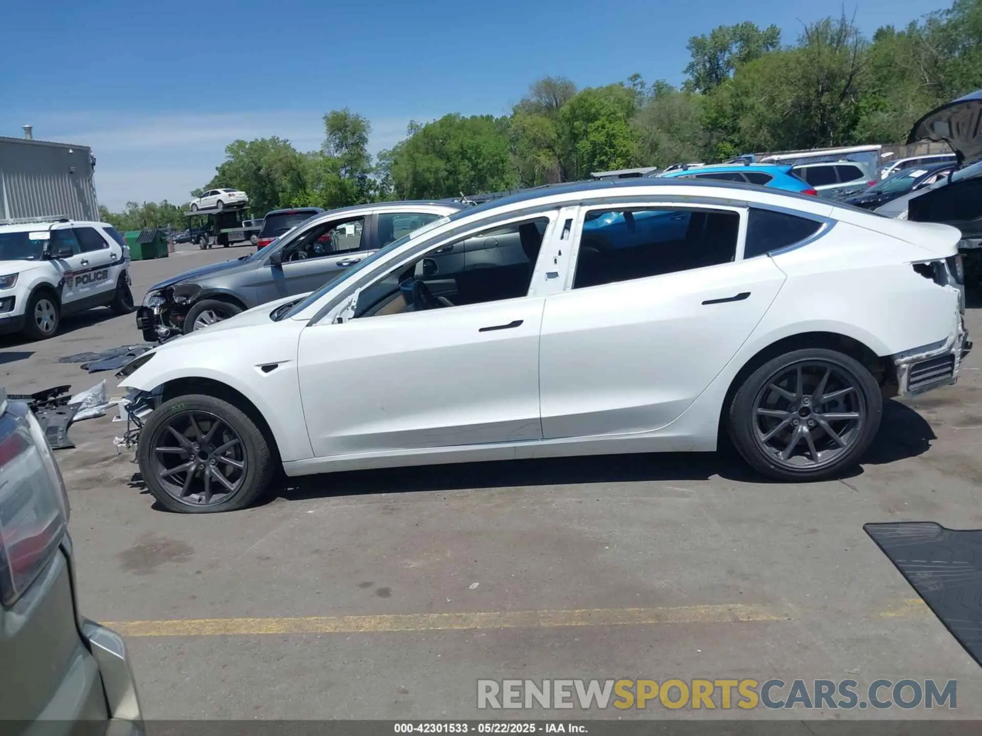 15 fotografías del automóvil dañado 5YJ3E1EA9KF337499 TESLA MODEL 3 2019