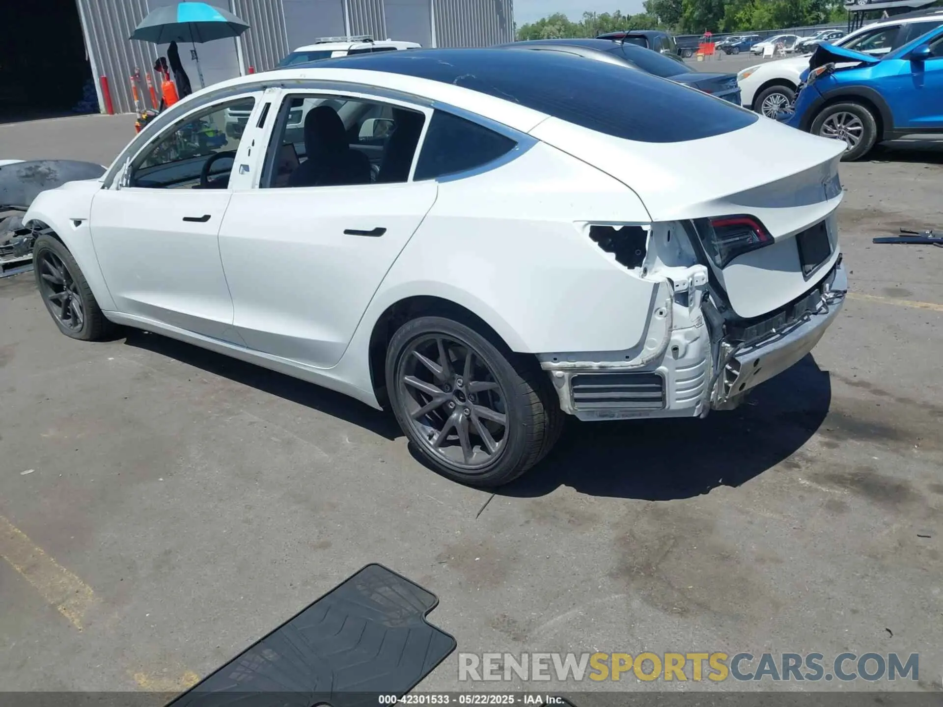 3 fotografías del automóvil dañado 5YJ3E1EA9KF337499 TESLA MODEL 3 2019