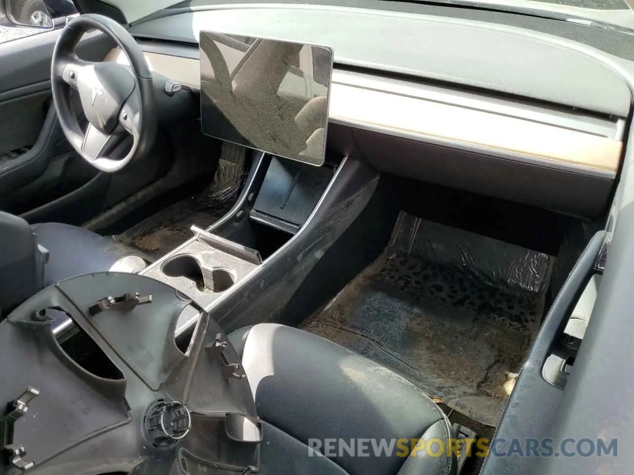 8 fotografías del automóvil dañado 5YJ3E1EA9KF337597 TESLA MODEL 3 2019