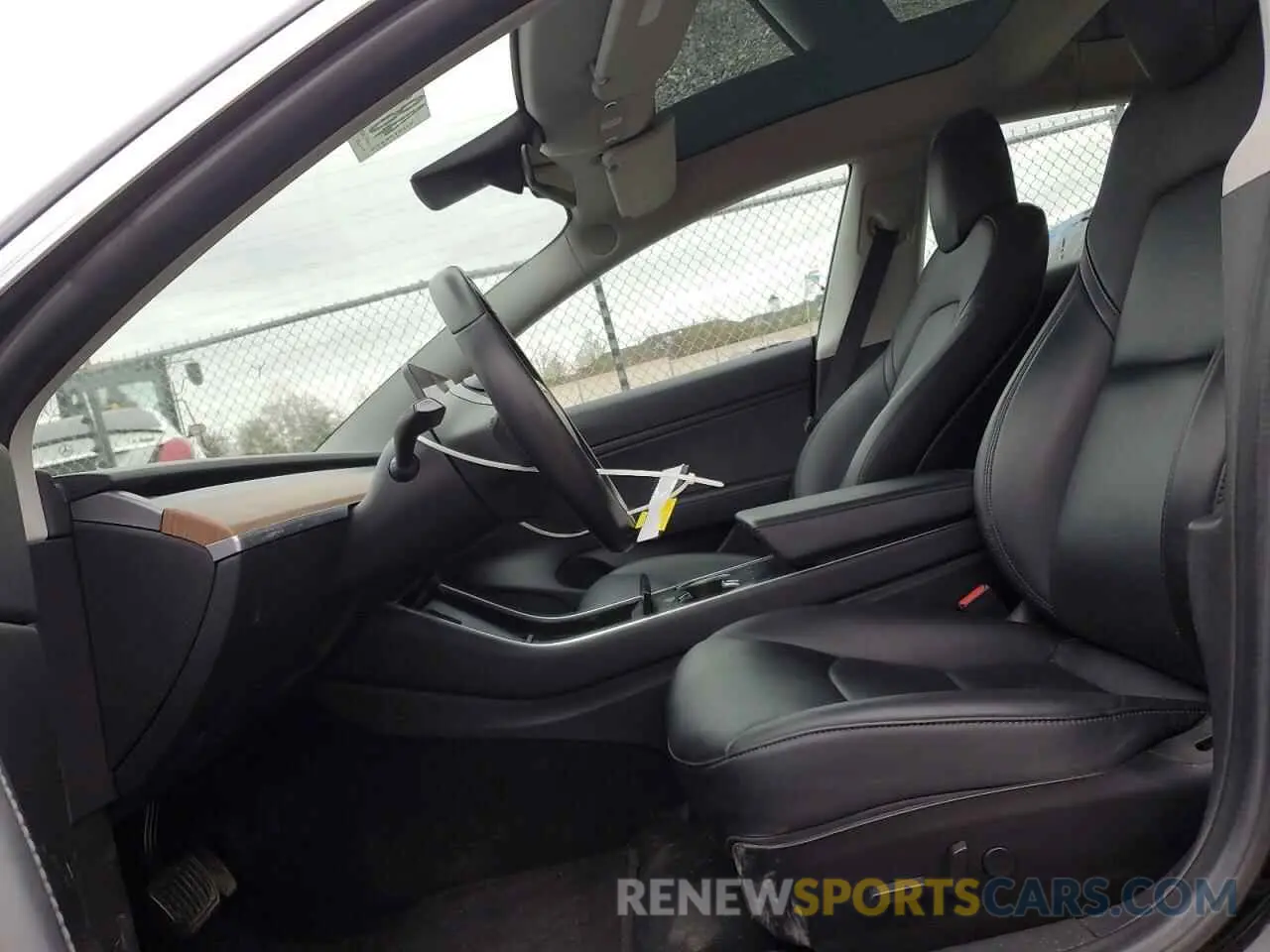 7 fotografías del automóvil dañado 5YJ3E1EA9KF361804 TESLA MODEL 3 2019