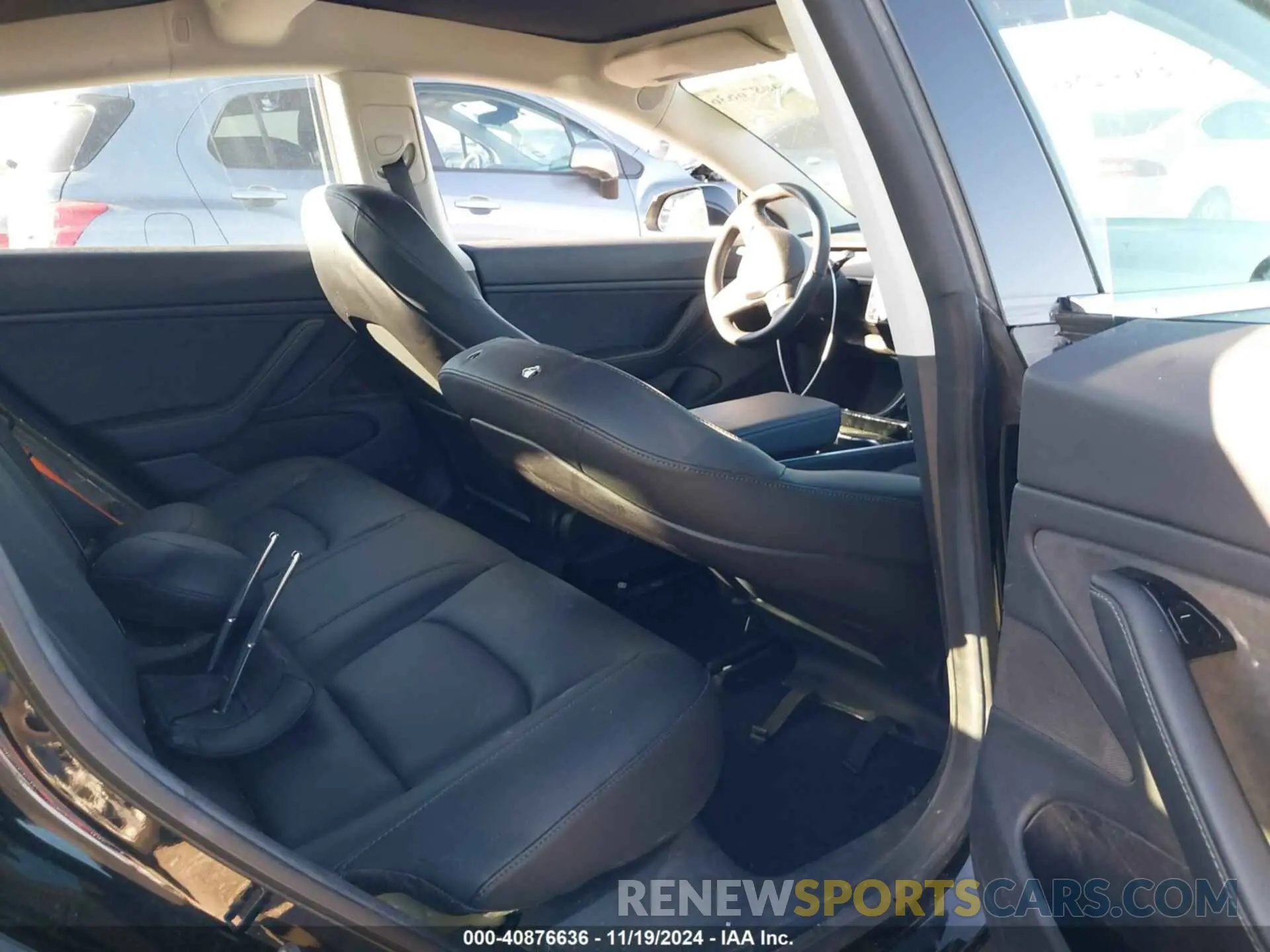 7 fotografías del automóvil dañado 5YJ3E1EA9KF394673 TESLA MODEL 3 2019