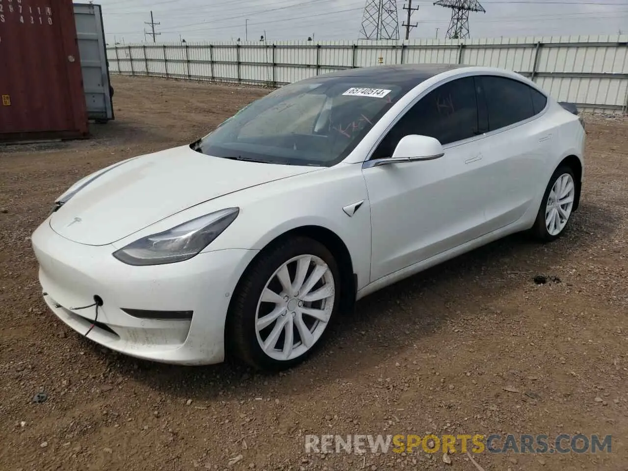 1 fotografías del automóvil dañado 5YJ3E1EA9KF407549 TESLA MODEL 3 2019