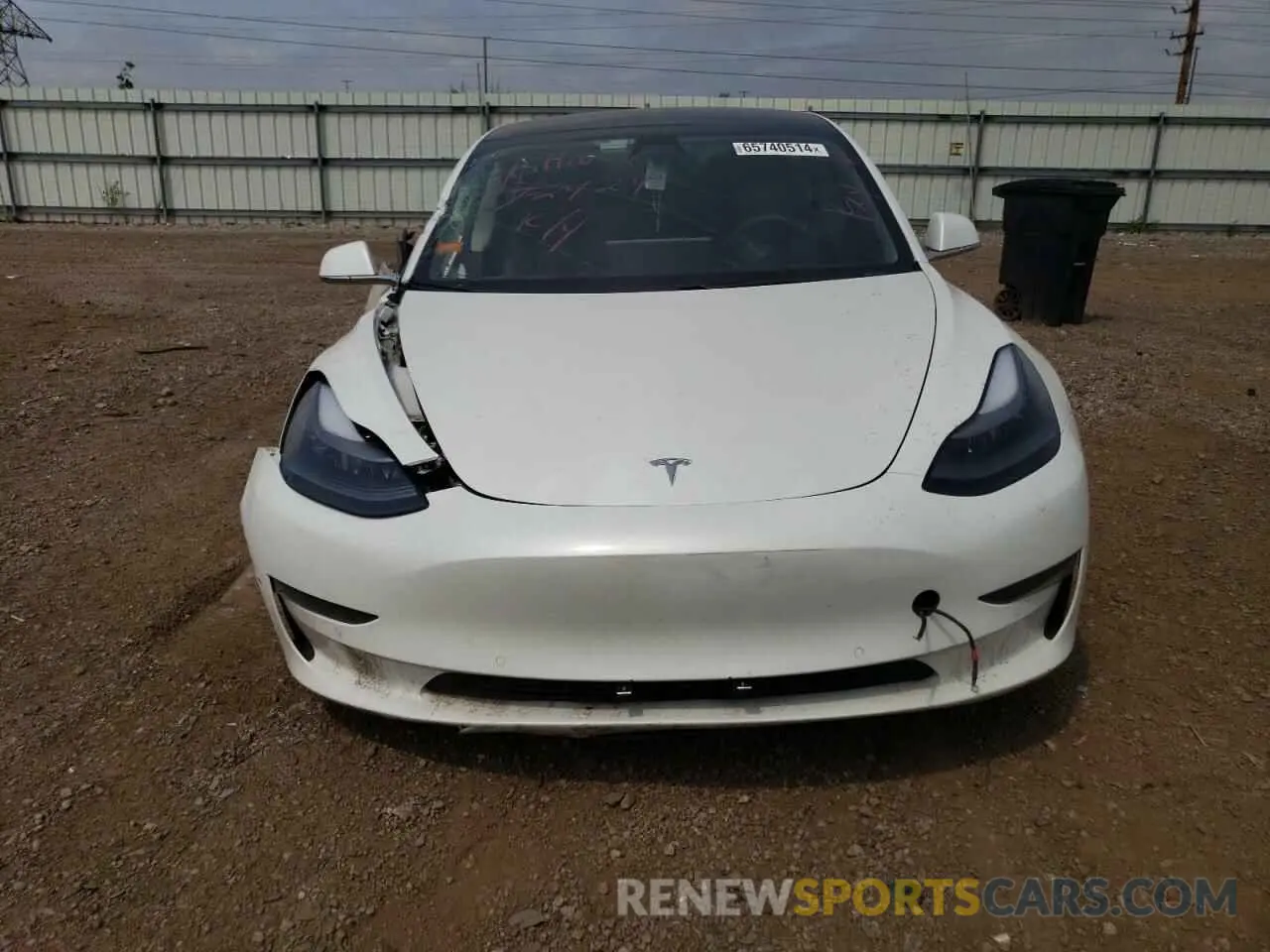 5 fotografías del automóvil dañado 5YJ3E1EA9KF407549 TESLA MODEL 3 2019