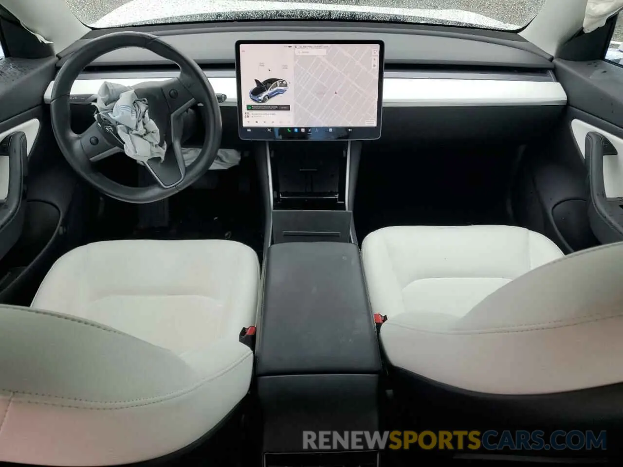 8 fotografías del automóvil dañado 5YJ3E1EA9KF407700 TESLA MODEL 3 2019