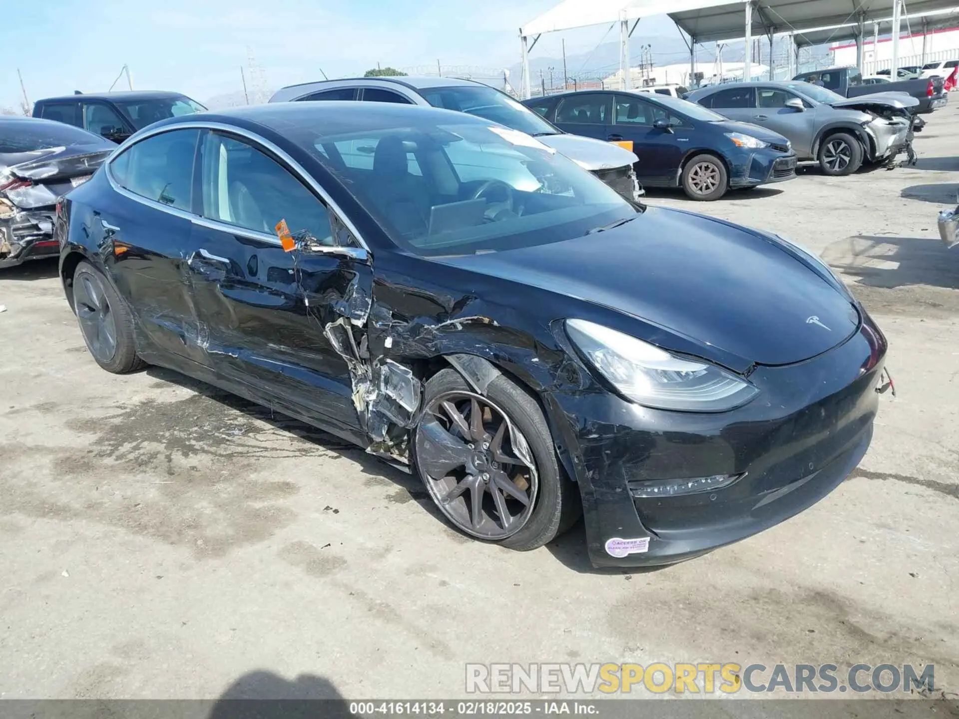 1 fotografías del automóvil dañado 5YJ3E1EA9KF410869 TESLA MODEL 3 2019