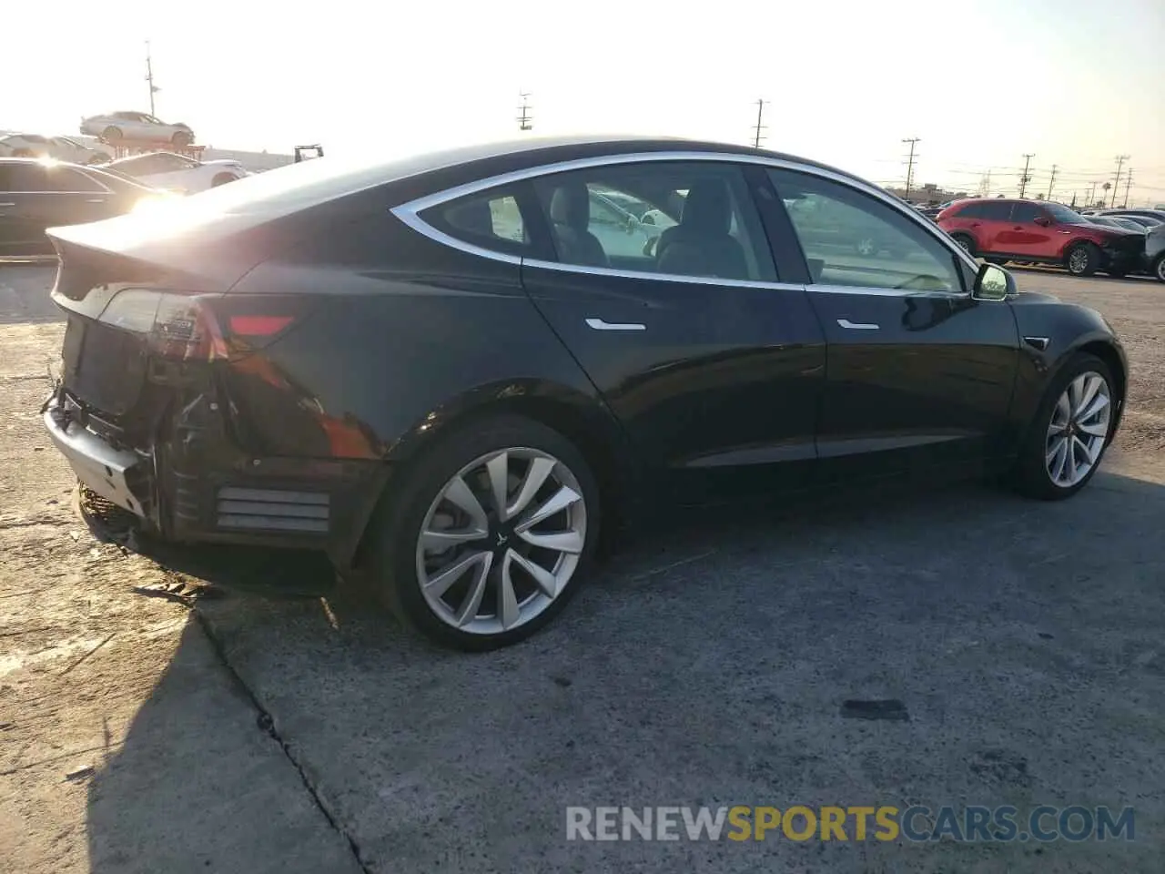 3 fotografías del automóvil dañado 5YJ3E1EA9KF417076 TESLA MODEL 3 2019
