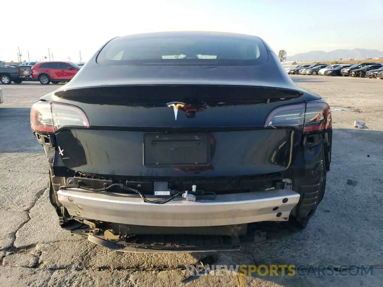 6 fotografías del automóvil dañado 5YJ3E1EA9KF417076 TESLA MODEL 3 2019