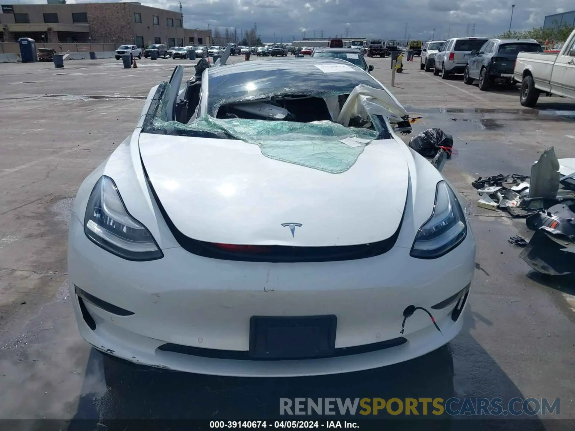 12 fotografías del automóvil dañado 5YJ3E1EA9KF427316 TESLA MODEL 3 2019