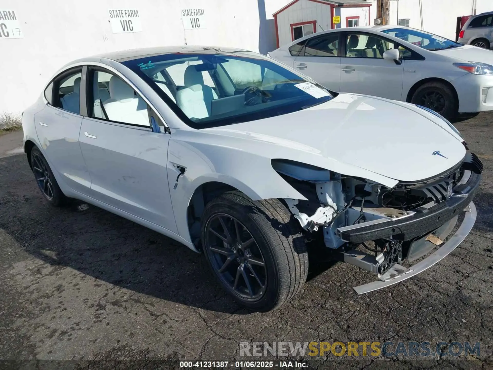 1 fotografías del automóvil dañado 5YJ3E1EA9KF431821 TESLA MODEL 3 2019