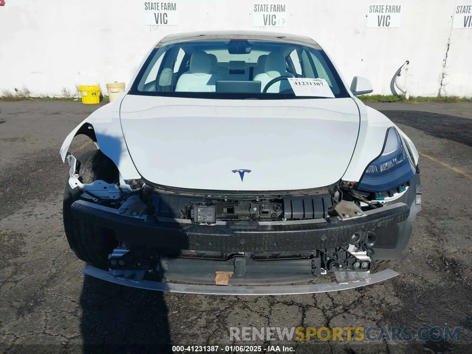 12 fotografías del automóvil dañado 5YJ3E1EA9KF431821 TESLA MODEL 3 2019