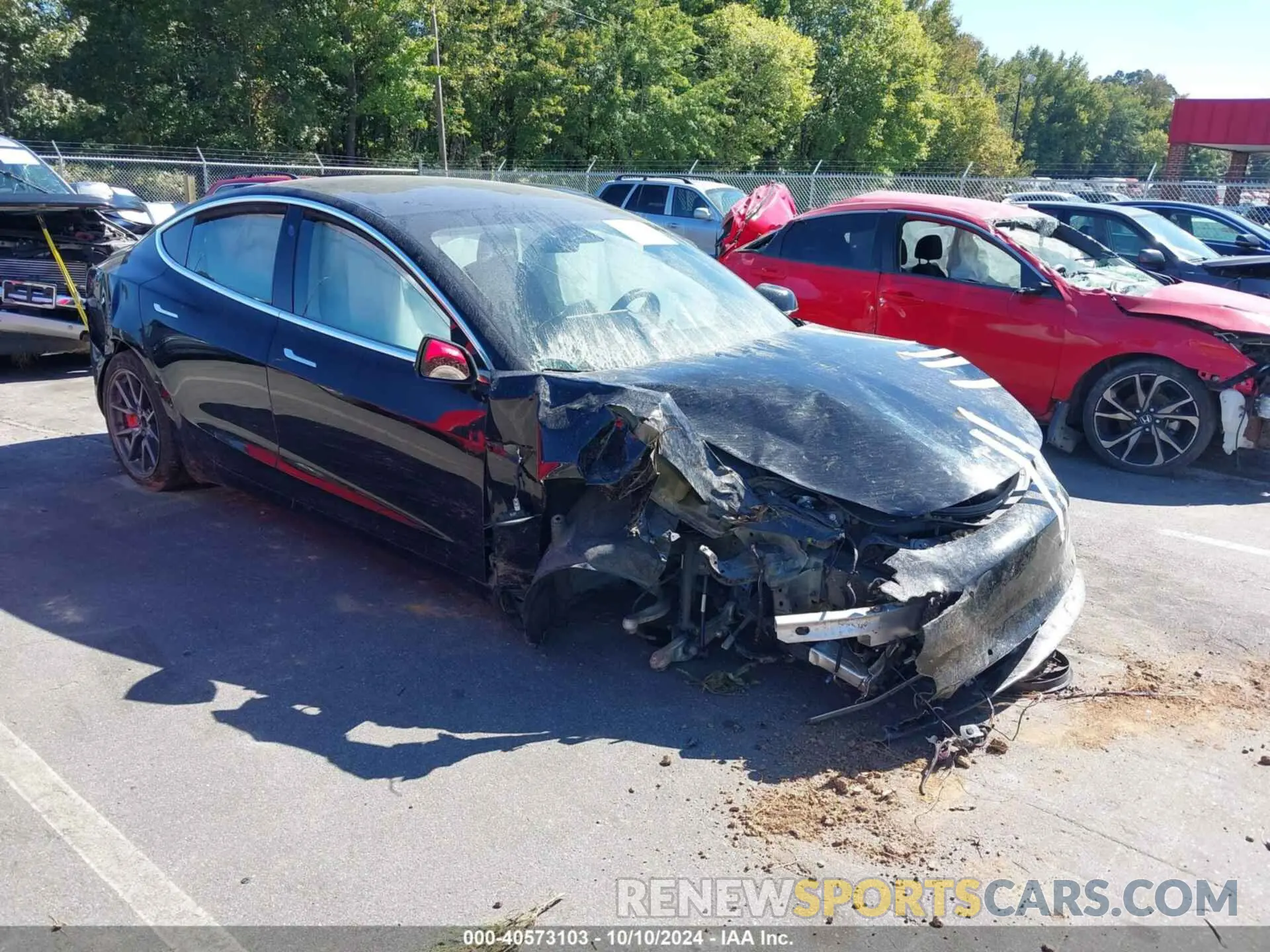 1 fotografías del automóvil dañado 5YJ3E1EA9KF434797 TESLA MODEL 3 2019