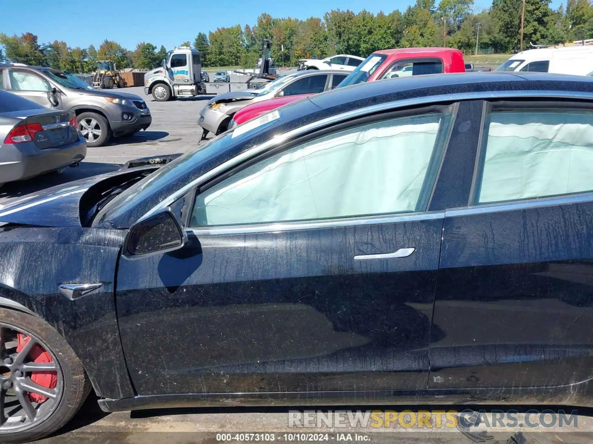 13 fotografías del automóvil dañado 5YJ3E1EA9KF434797 TESLA MODEL 3 2019