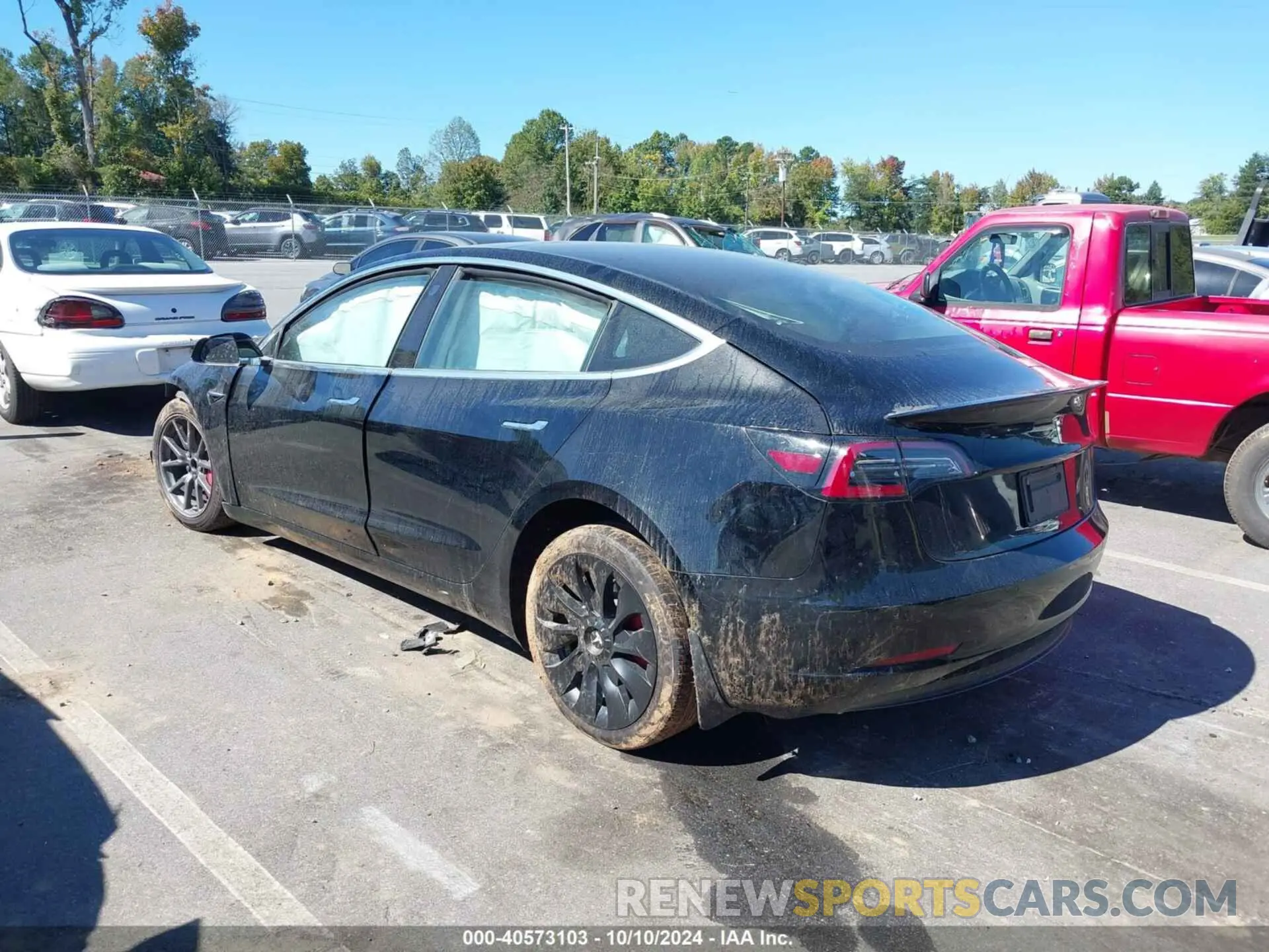 3 fotografías del automóvil dañado 5YJ3E1EA9KF434797 TESLA MODEL 3 2019