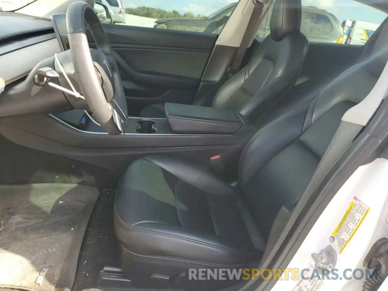 7 fotografías del automóvil dañado 5YJ3E1EA9KF464348 TESLA MODEL 3 2019