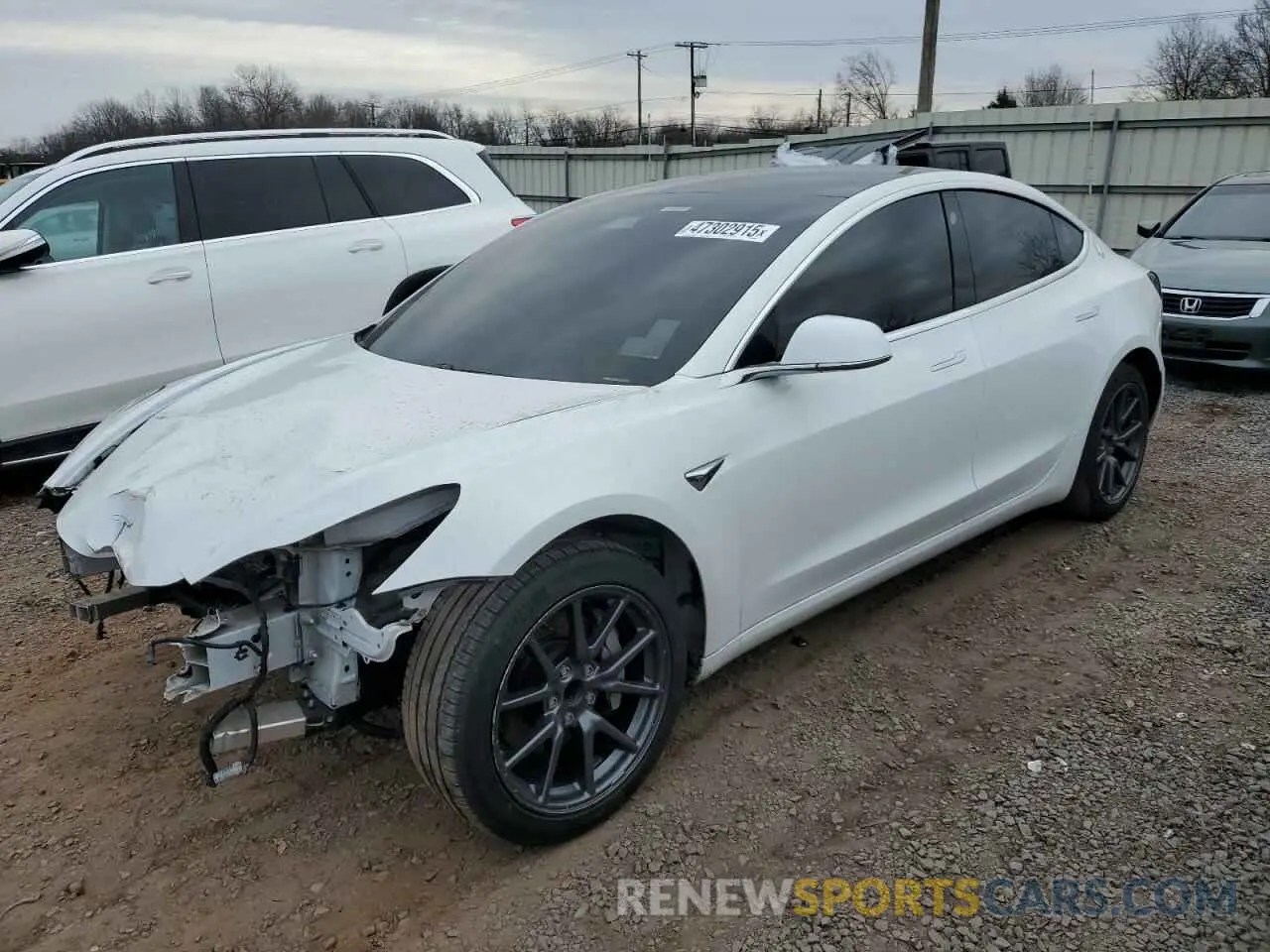 1 fotografías del automóvil dañado 5YJ3E1EA9KF482607 TESLA MODEL 3 2019