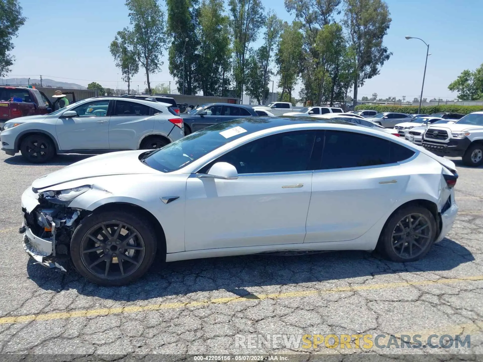 14 fotografías del automóvil dañado 5YJ3E1EA9KF485278 TESLA MODEL 3 2019