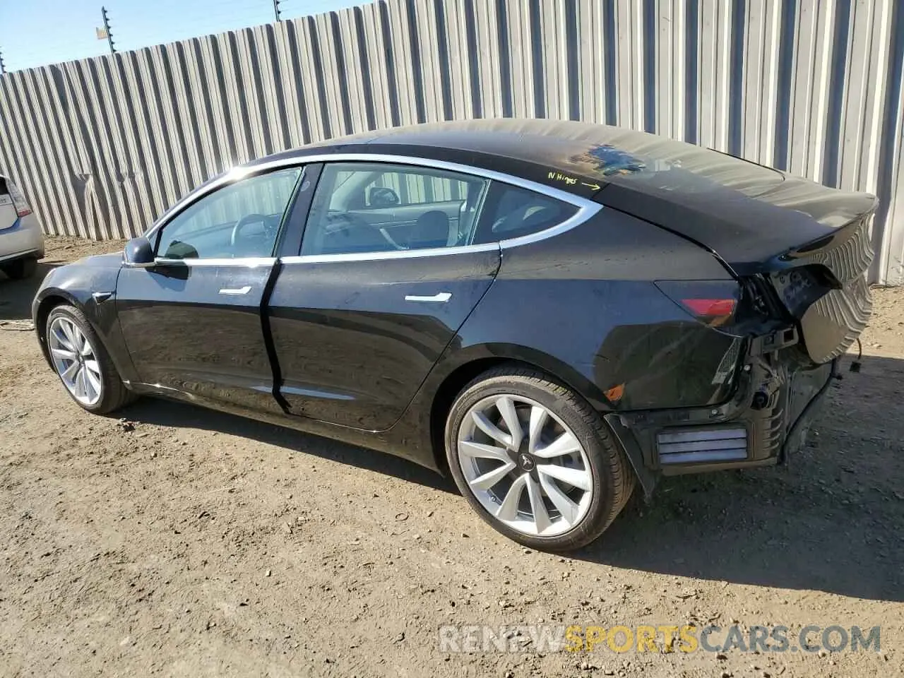 2 fotografías del automóvil dañado 5YJ3E1EA9KF508199 TESLA MODEL 3 2019