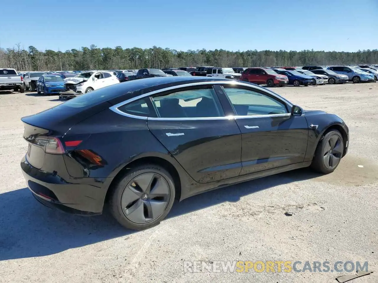 3 fotografías del automóvil dañado 5YJ3E1EAXKF297563 TESLA MODEL 3 2019