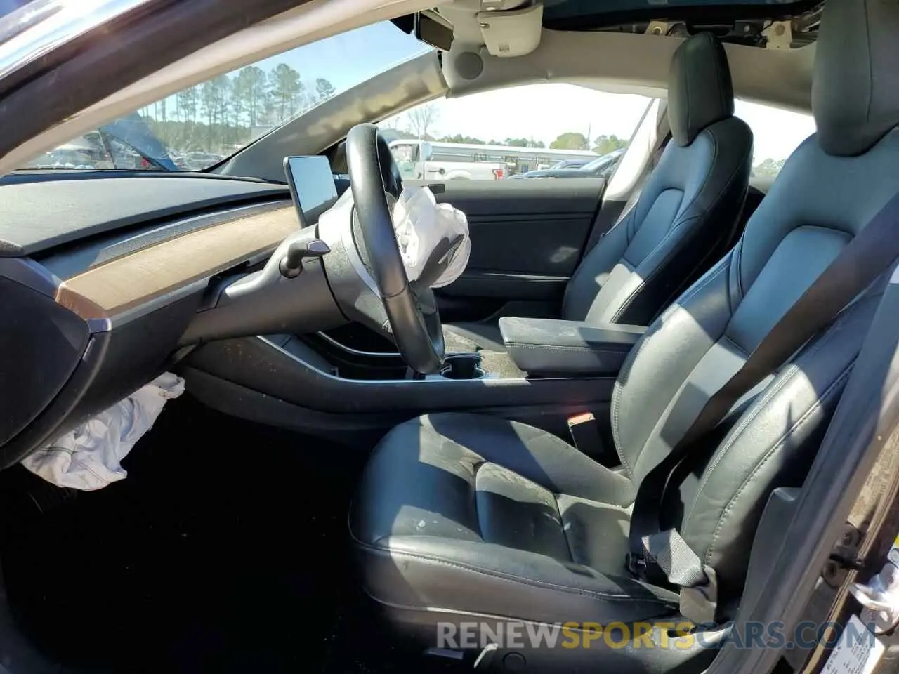 7 fotografías del automóvil dañado 5YJ3E1EAXKF297563 TESLA MODEL 3 2019