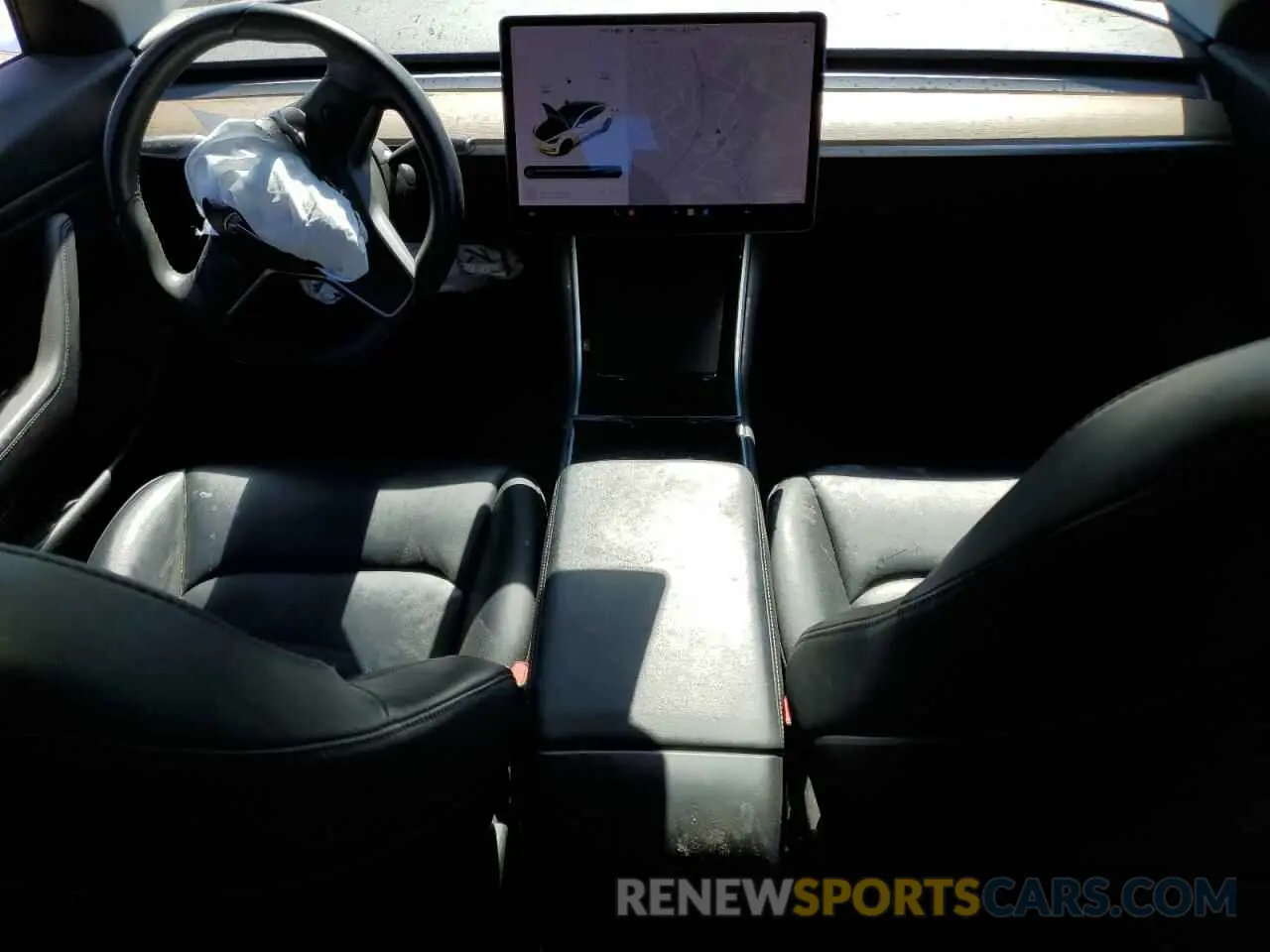 8 fotografías del automóvil dañado 5YJ3E1EAXKF297563 TESLA MODEL 3 2019
