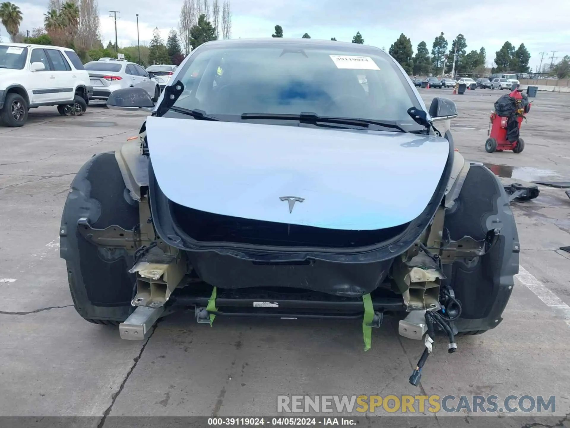 13 fotografías del automóvil dañado 5YJ3E1EAXKF300381 TESLA MODEL 3 2019