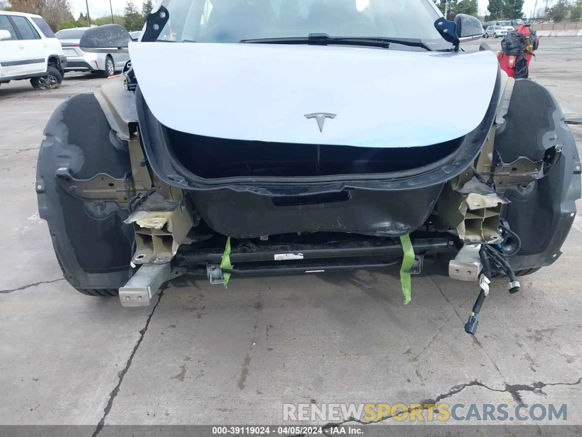 6 fotografías del automóvil dañado 5YJ3E1EAXKF300381 TESLA MODEL 3 2019
