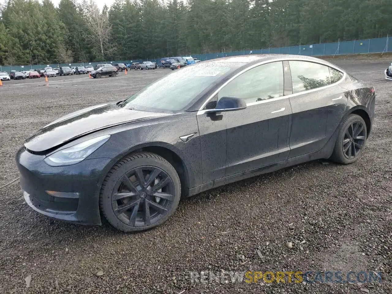 1 fotografías del automóvil dañado 5YJ3E1EAXKF305080 TESLA MODEL 3 2019