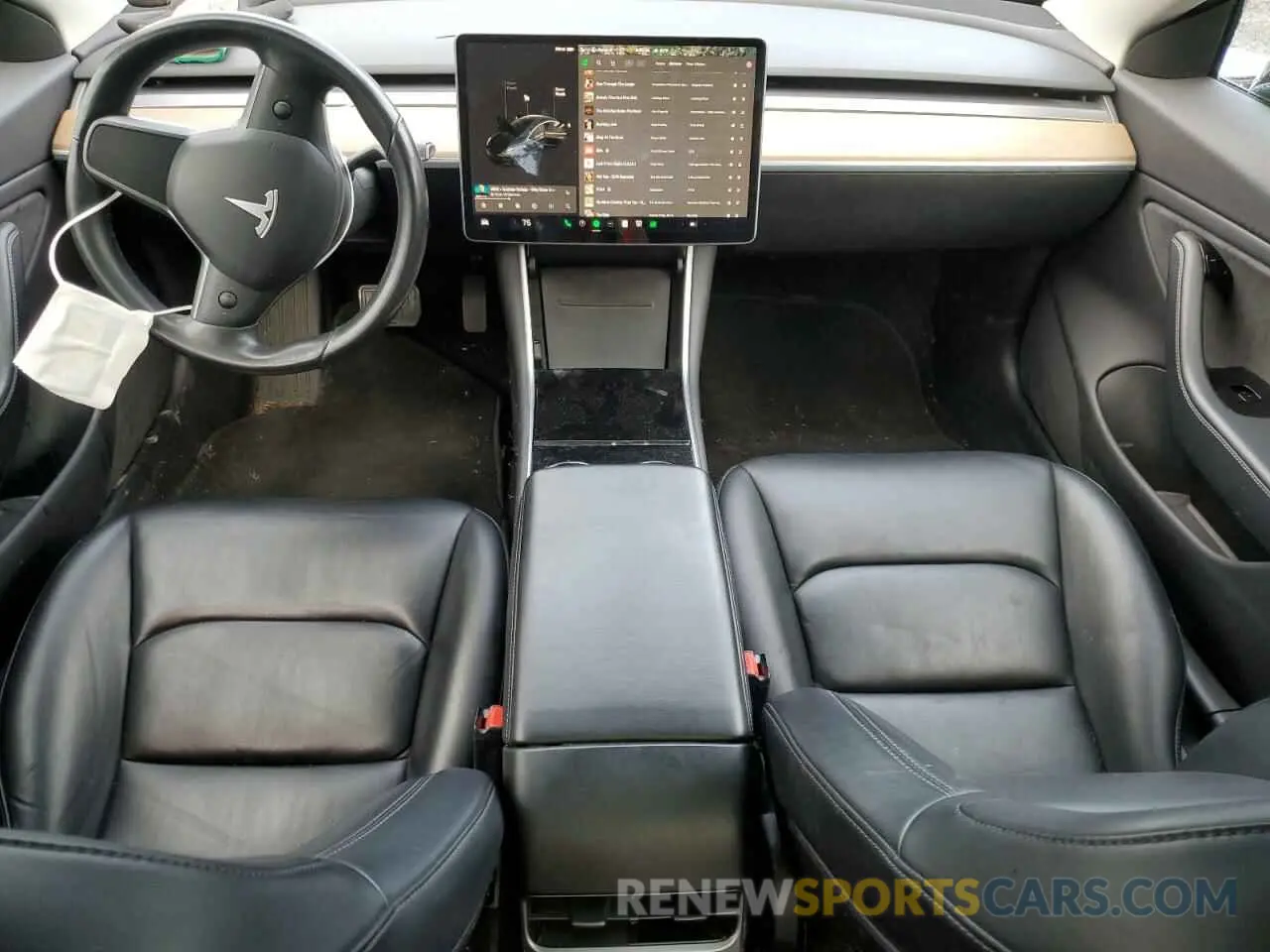 8 fotografías del automóvil dañado 5YJ3E1EAXKF305080 TESLA MODEL 3 2019