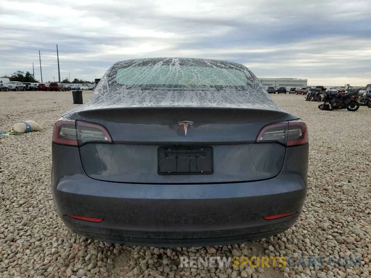 6 fotografías del automóvil dañado 5YJ3E1EAXKF311199 TESLA MODEL 3 2019