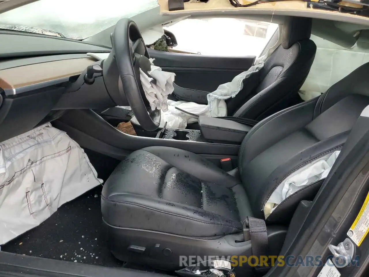 7 fotografías del automóvil dañado 5YJ3E1EAXKF311199 TESLA MODEL 3 2019