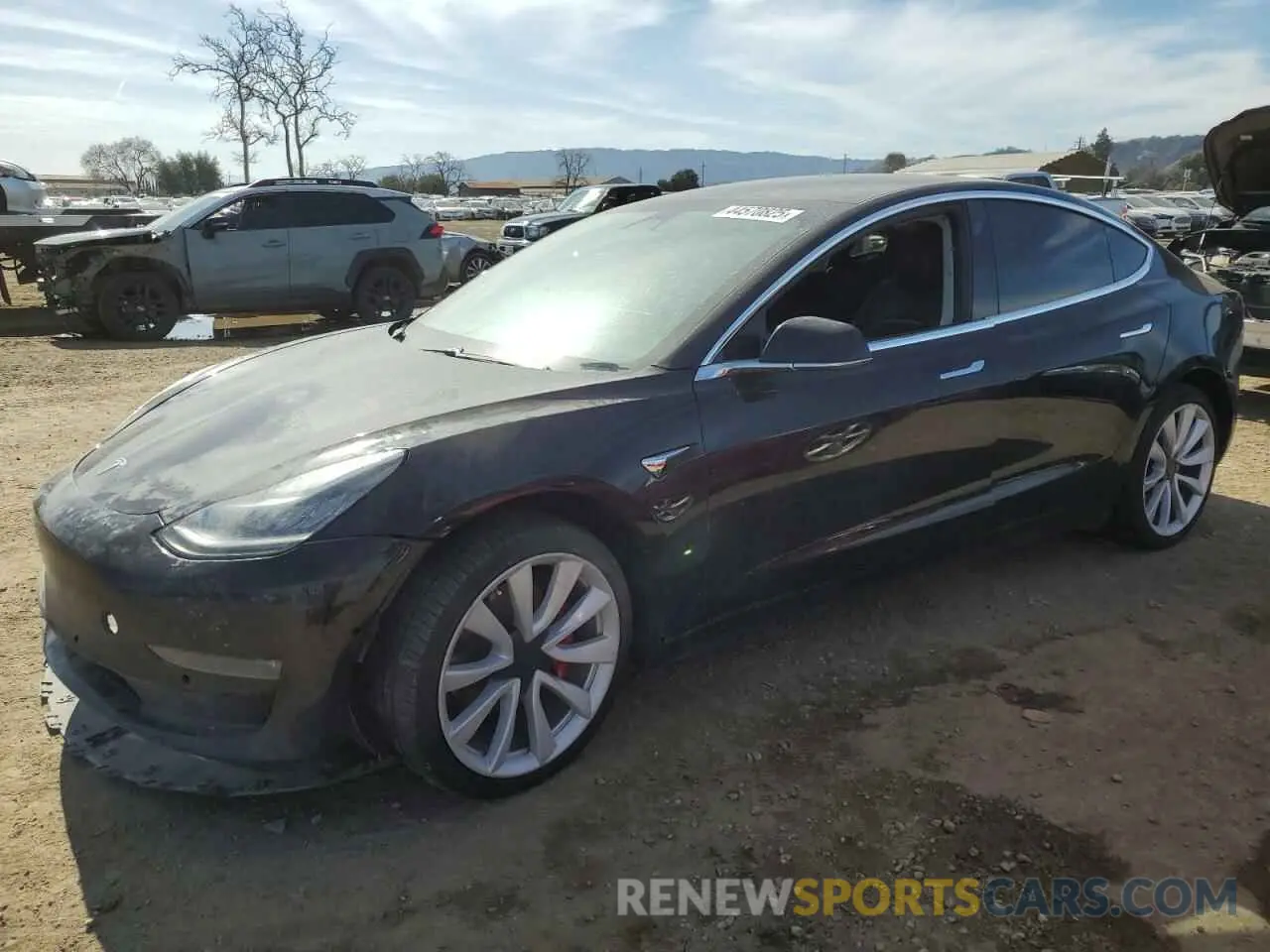 1 fotografías del automóvil dañado 5YJ3E1EAXKF311719 TESLA MODEL 3 2019