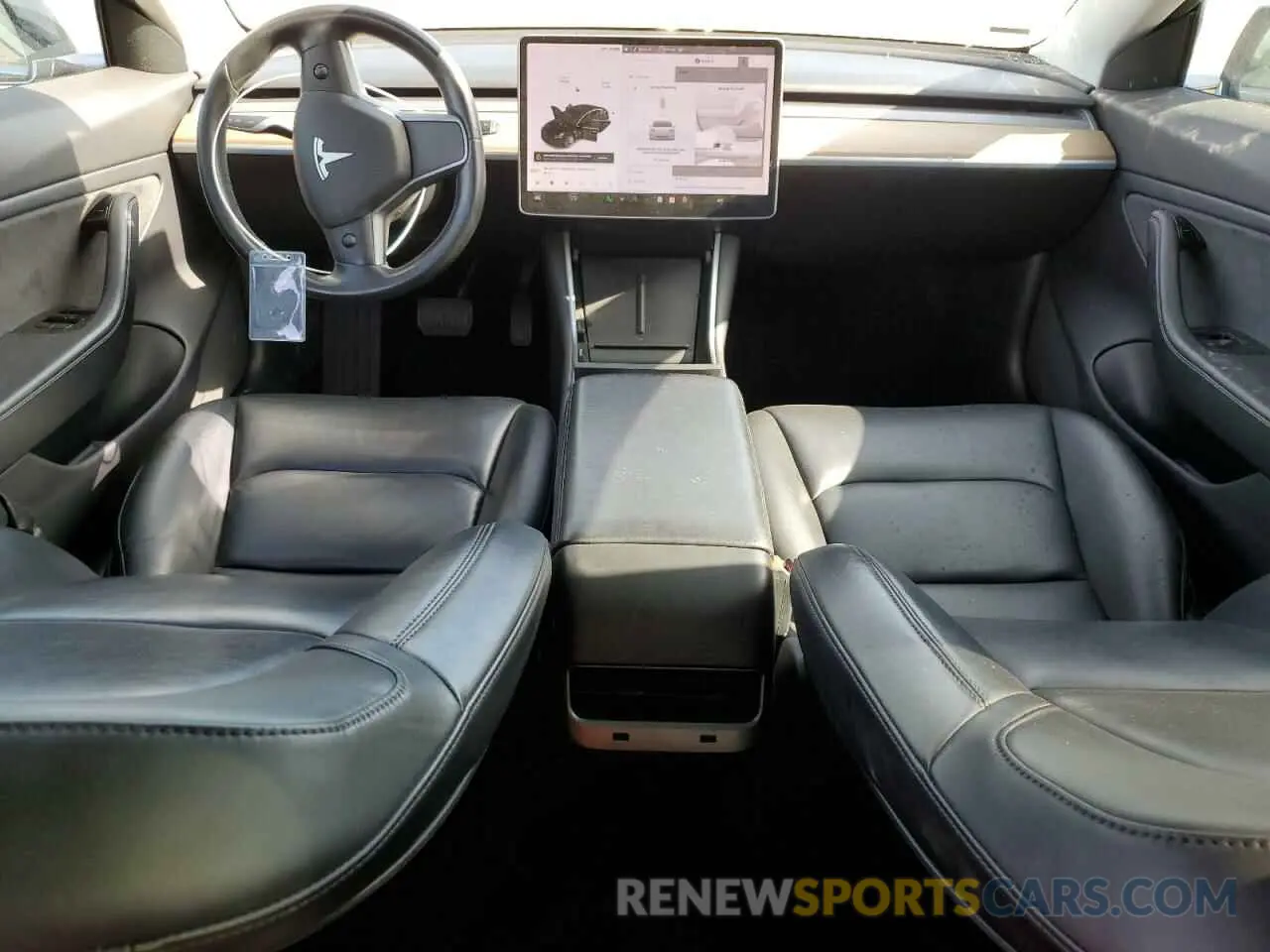 8 fotografías del automóvil dañado 5YJ3E1EAXKF311719 TESLA MODEL 3 2019