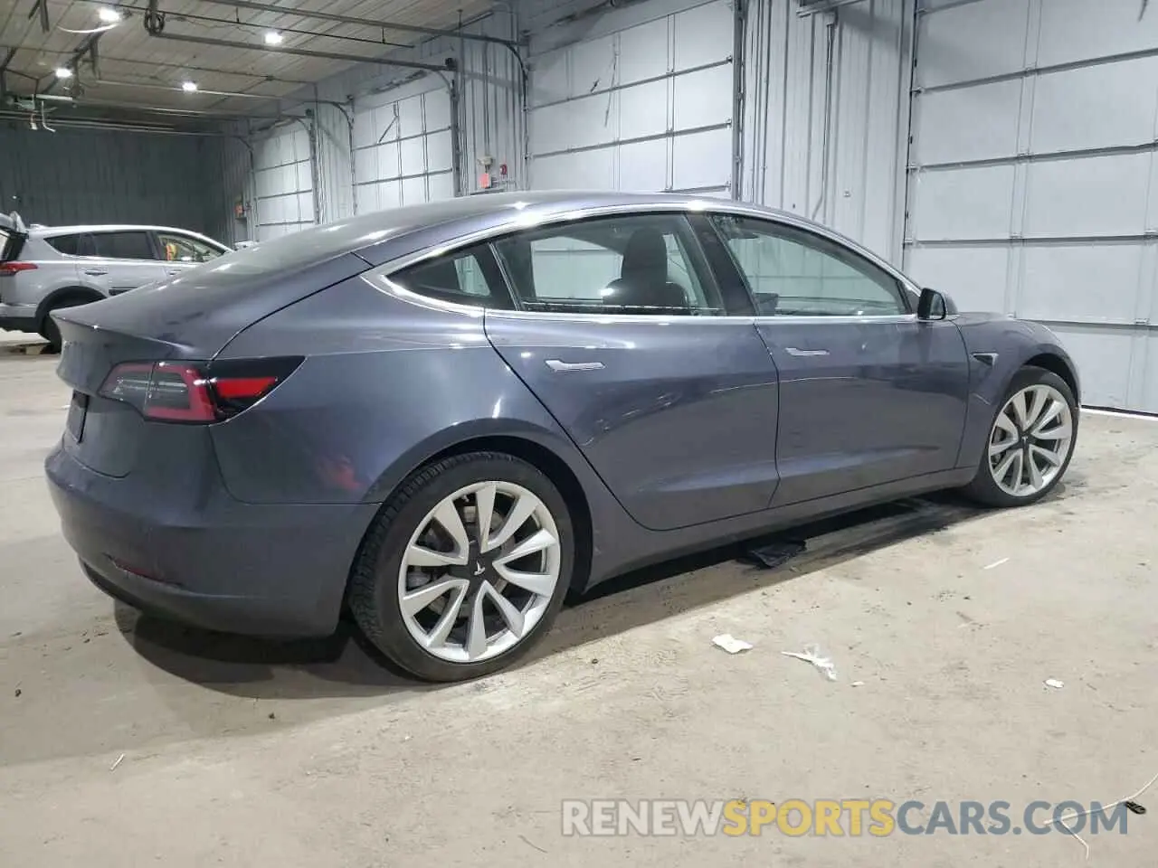 3 fotografías del automóvil dañado 5YJ3E1EAXKF314362 TESLA MODEL 3 2019
