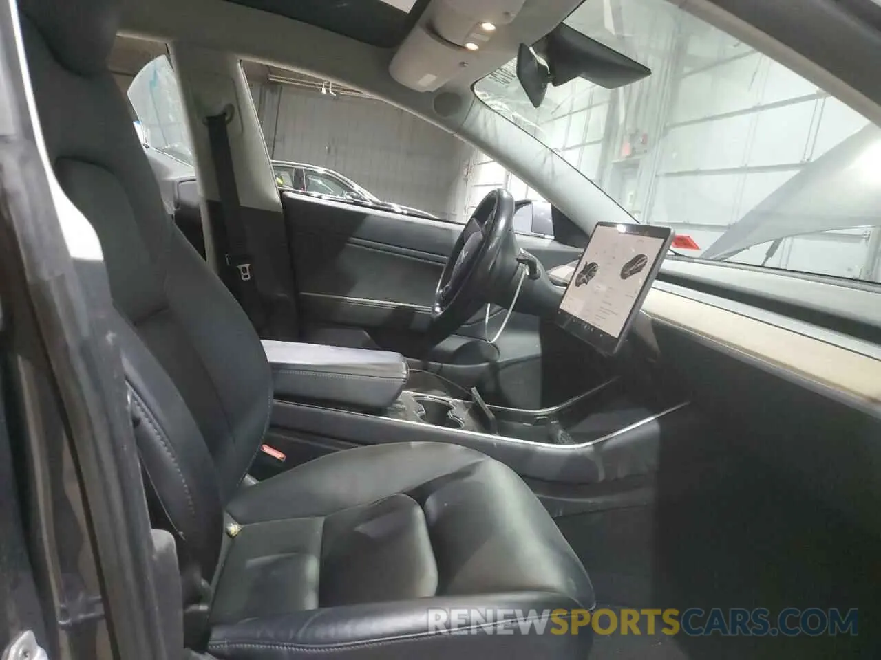 7 fotografías del automóvil dañado 5YJ3E1EAXKF314362 TESLA MODEL 3 2019