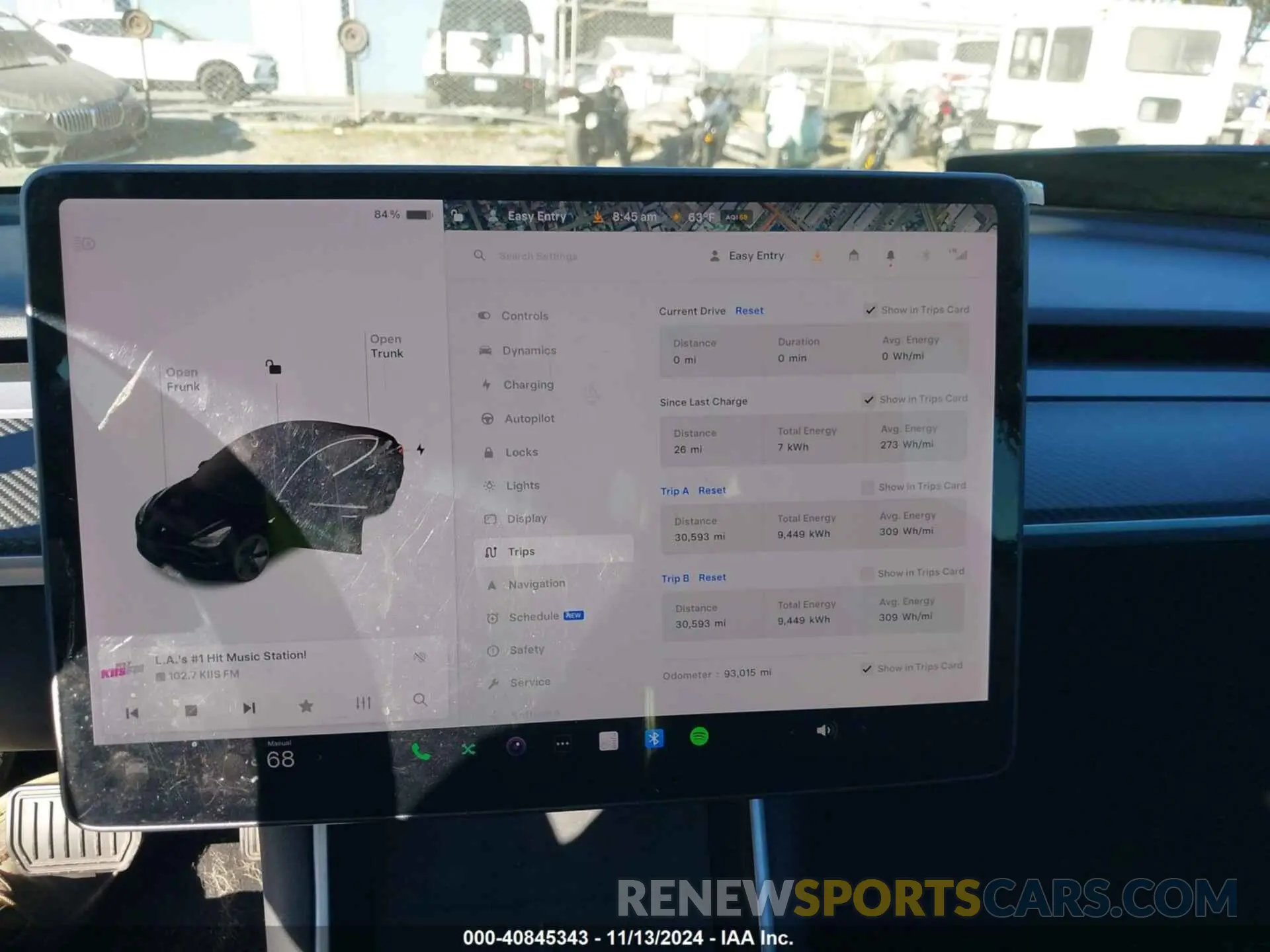 19 fotografías del automóvil dañado 5YJ3E1EAXKF325426 TESLA MODEL 3 2019