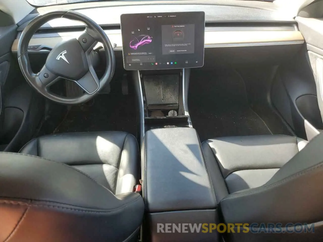 8 fotografías del automóvil dañado 5YJ3E1EAXKF325507 TESLA MODEL 3 2019