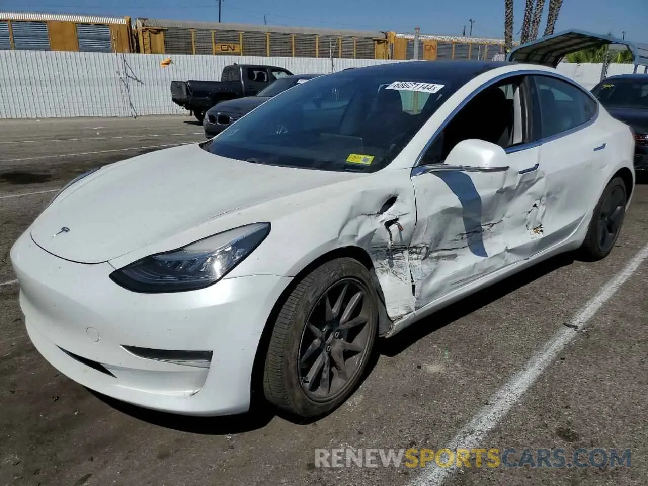 1 fotografías del automóvil dañado 5YJ3E1EAXKF328326 TESLA MODEL 3 2019