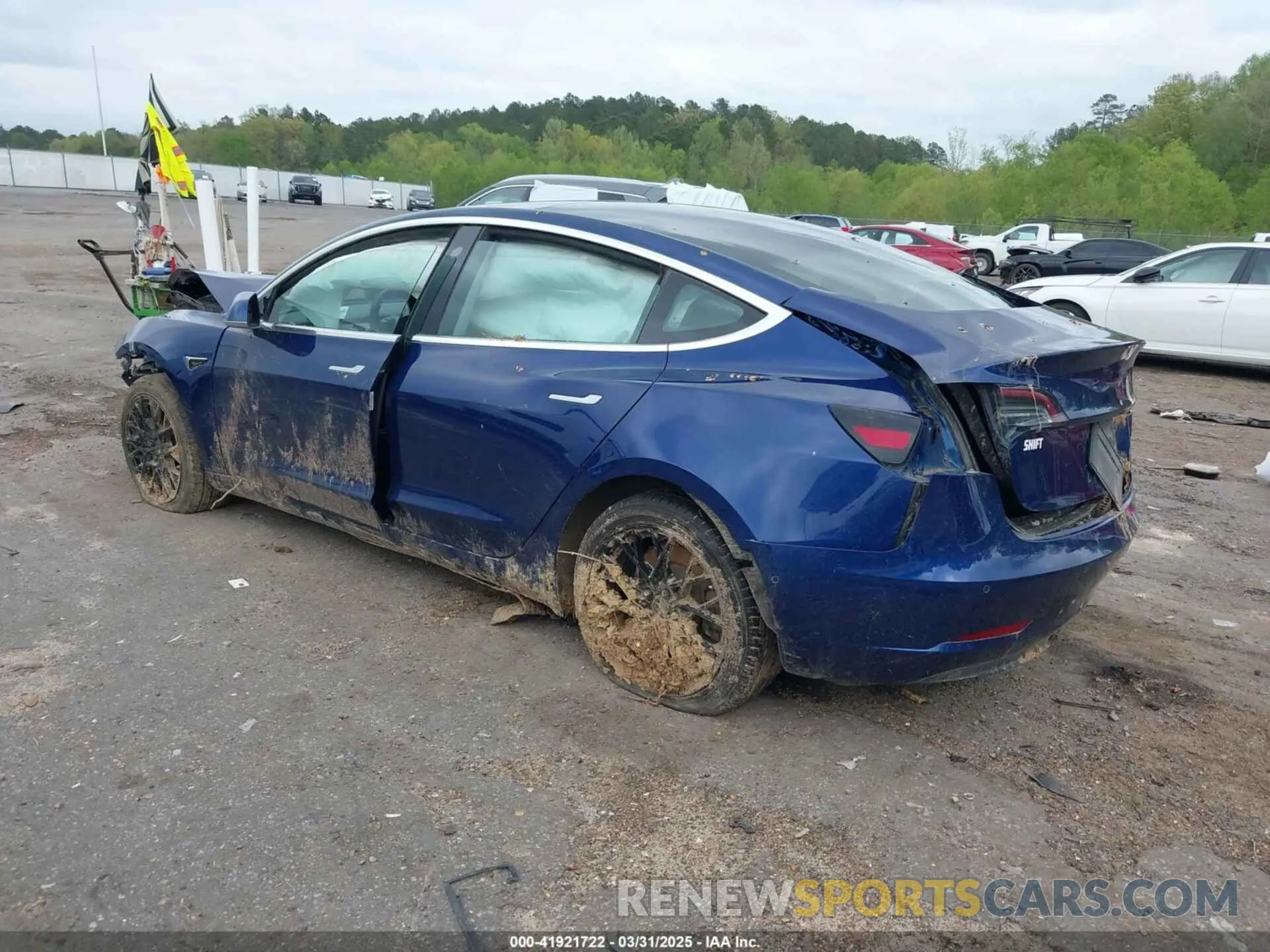 3 fotografías del automóvil dañado 5YJ3E1EAXKF332974 TESLA MODEL 3 2019