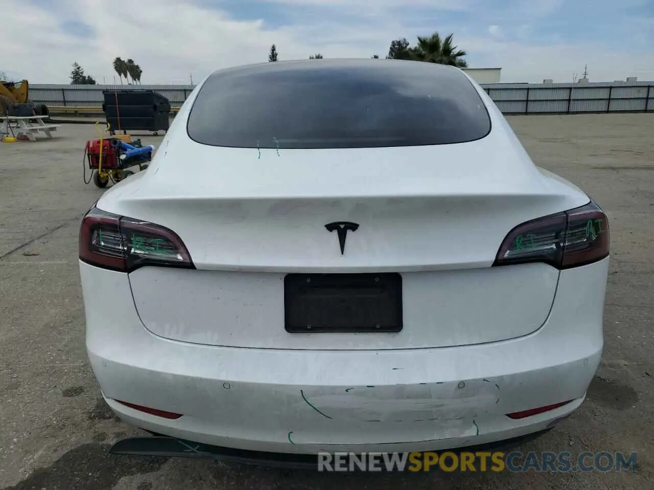 6 fotografías del automóvil dañado 5YJ3E1EAXKF397131 TESLA MODEL 3 2019