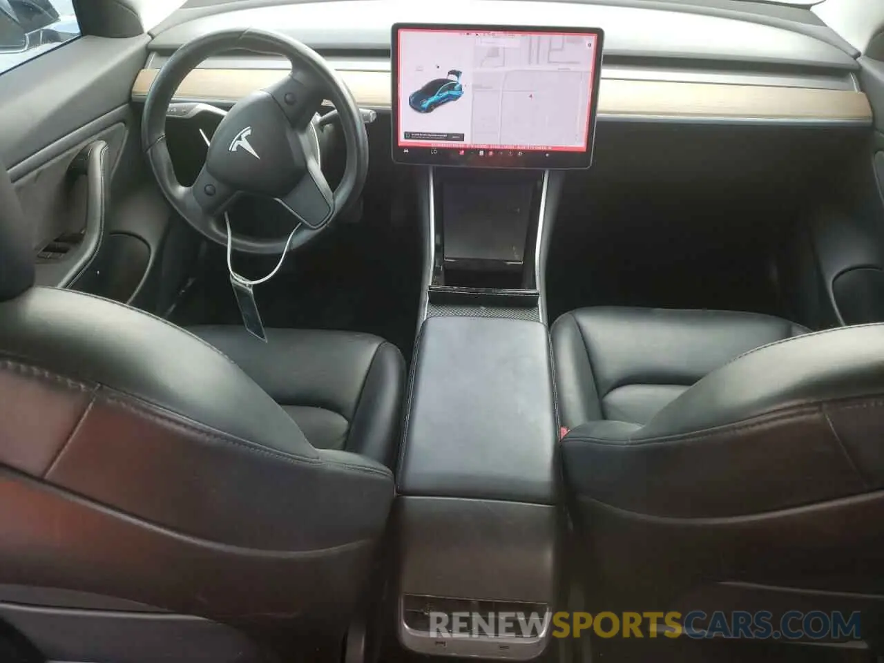 8 fotografías del automóvil dañado 5YJ3E1EAXKF399199 TESLA MODEL 3 2019