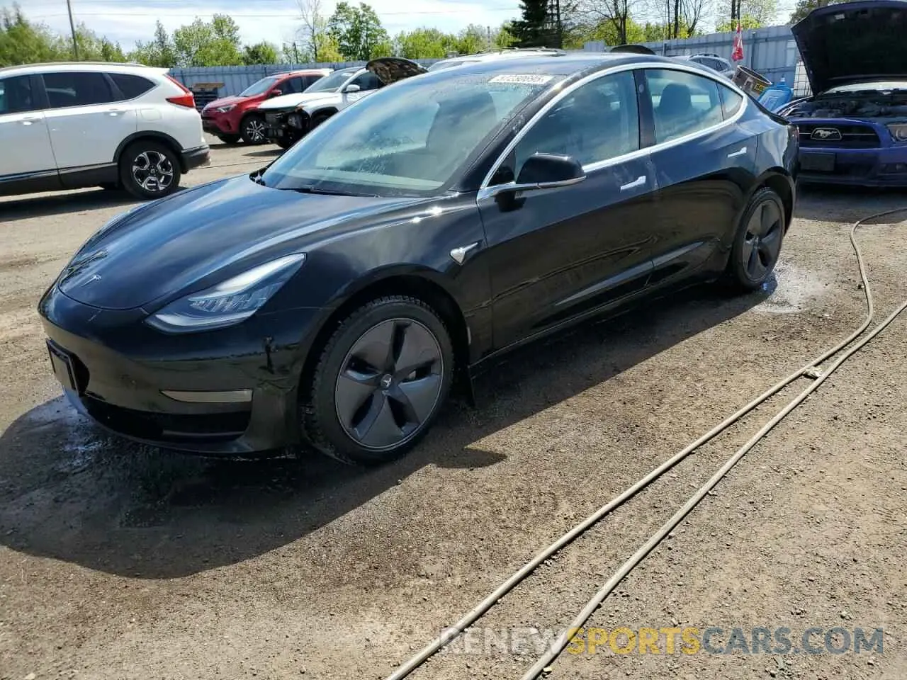 1 fotografías del automóvil dañado 5YJ3E1EAXKF403171 TESLA MODEL 3 2019