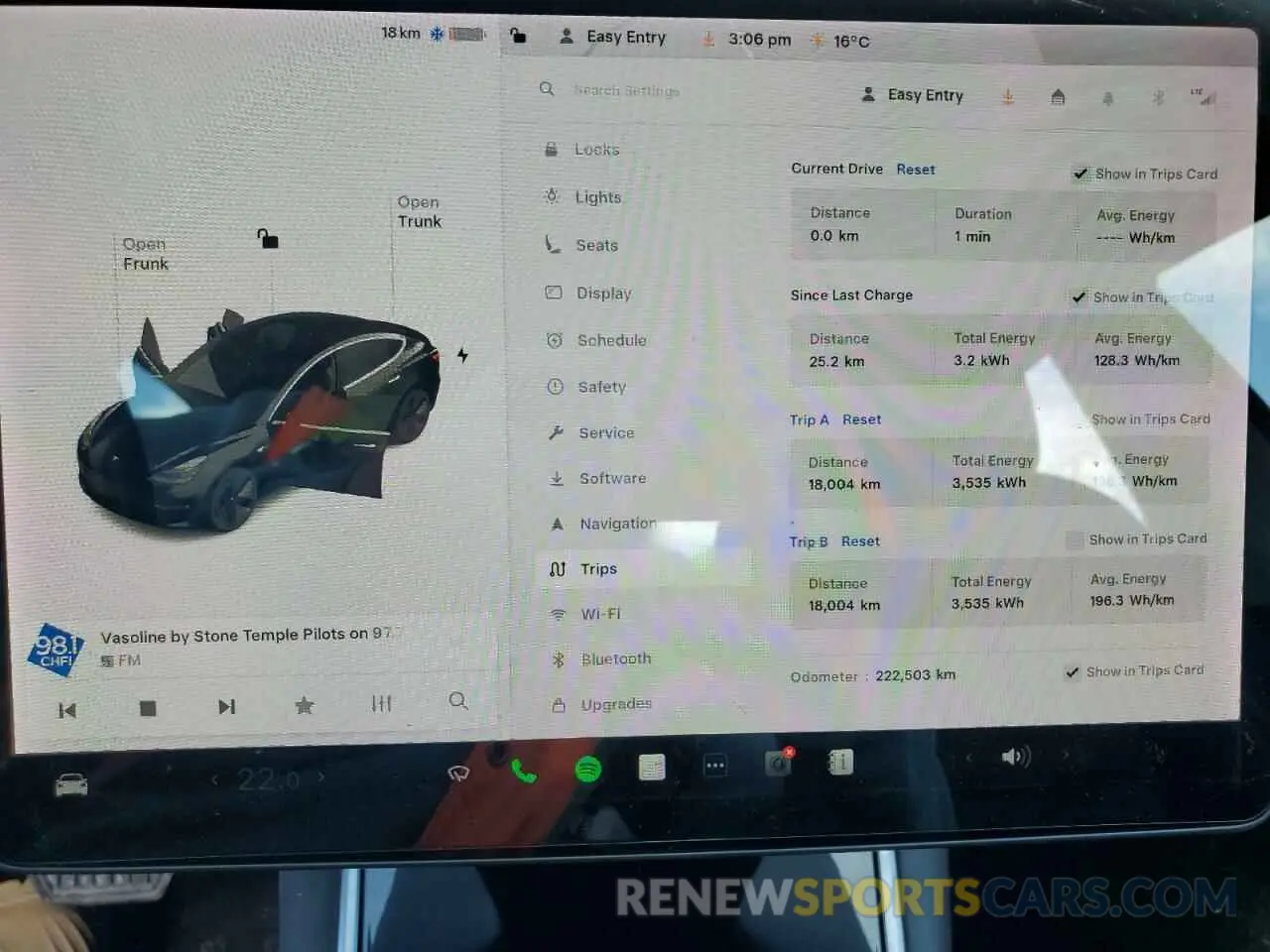 9 fotografías del automóvil dañado 5YJ3E1EAXKF403171 TESLA MODEL 3 2019