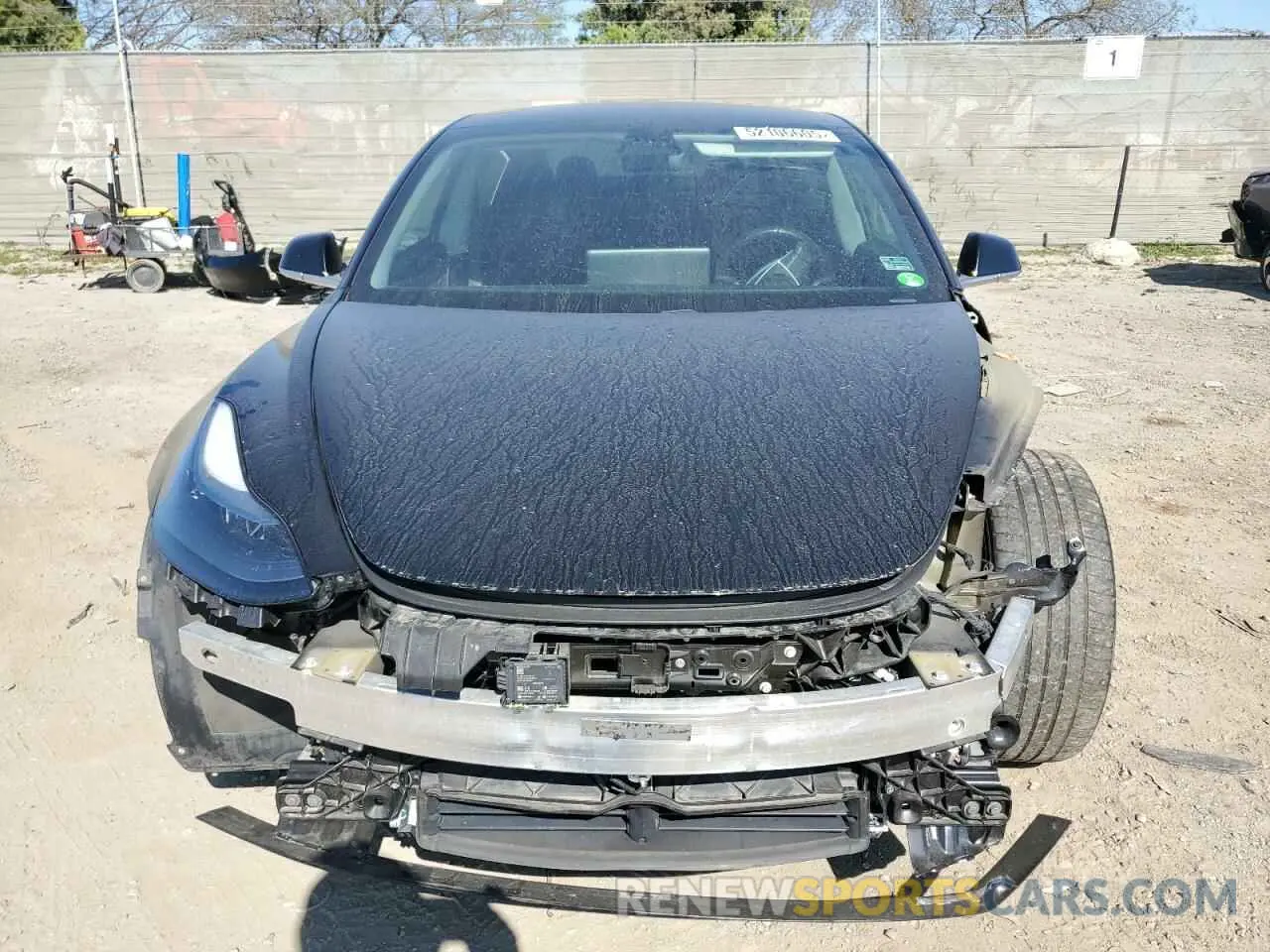 5 fotografías del automóvil dañado 5YJ3E1EAXKF415644 TESLA MODEL 3 2019