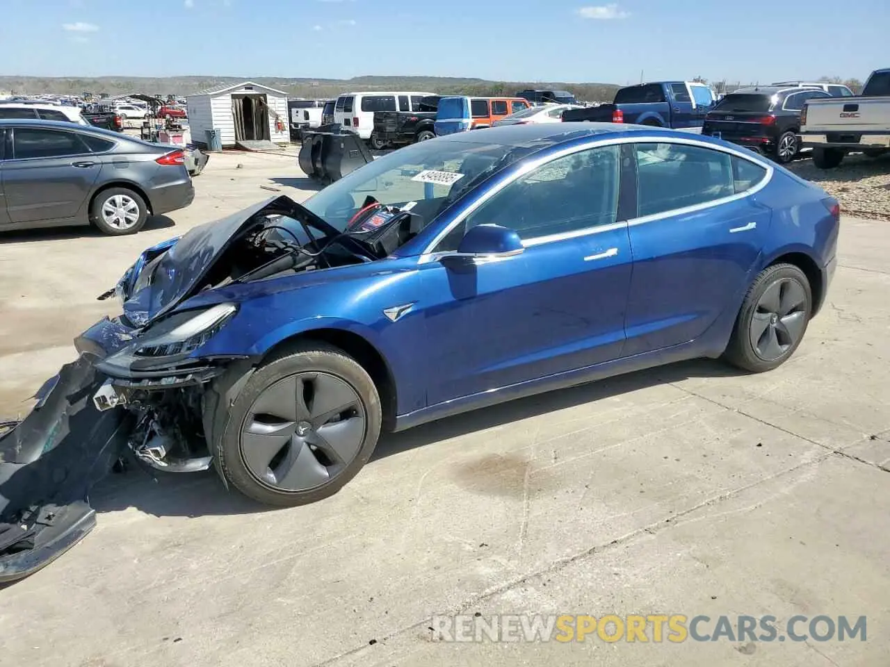 1 fotografías del automóvil dañado 5YJ3E1EAXKF416583 TESLA MODEL 3 2019