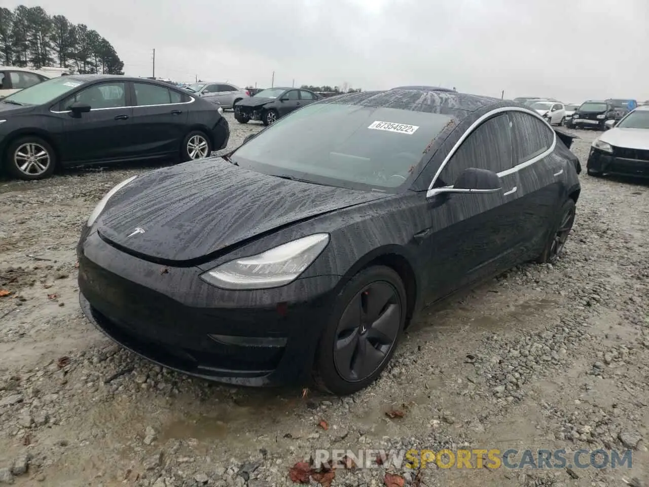 1 fotografías del automóvil dañado 5YJ3E1EAXKF428961 TESLA MODEL 3 2019