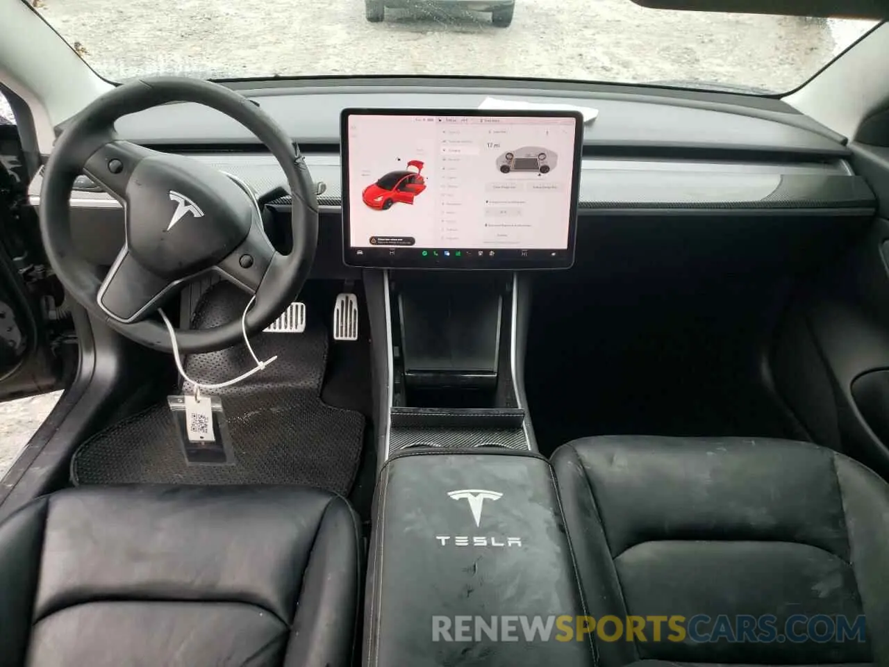 8 fotografías del automóvil dañado 5YJ3E1EAXKF428961 TESLA MODEL 3 2019