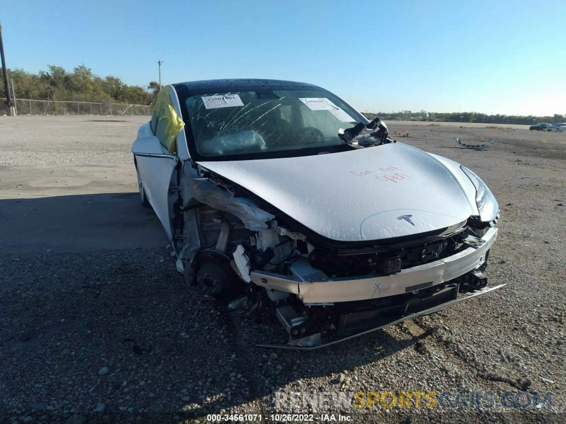 1 fotografías del automóvil dañado 5YJ3E1EAXKF476430 TESLA MODEL 3 2019