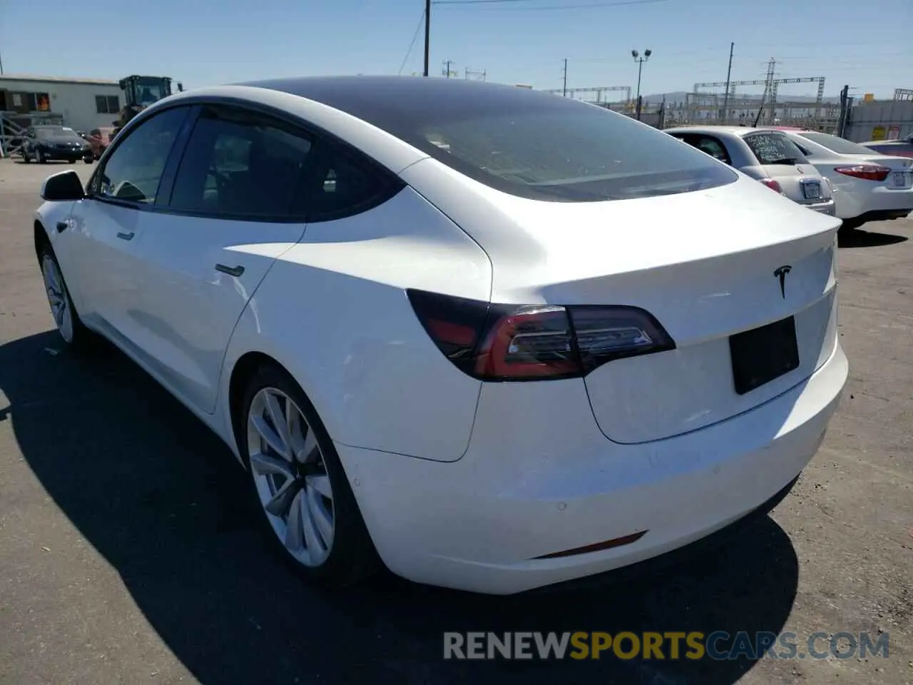 3 fotografías del automóvil dañado 5YJ3E1EAXKF476587 TESLA MODEL 3 2019