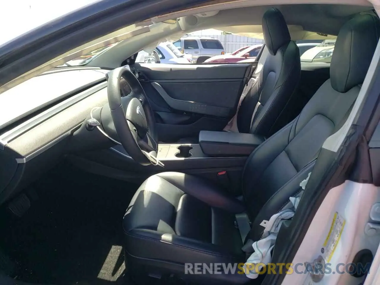 5 fotografías del automóvil dañado 5YJ3E1EAXKF476587 TESLA MODEL 3 2019